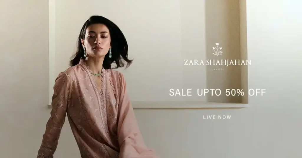 Zara Shahjahan Sale 50% off