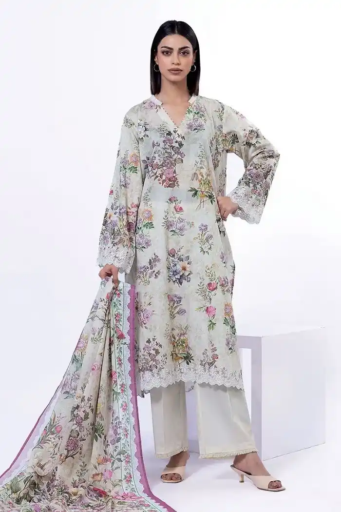 khaadi 3 piece lawn sale