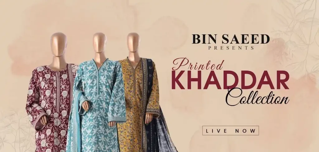 Bin Saeed Winter Khaddar Collection