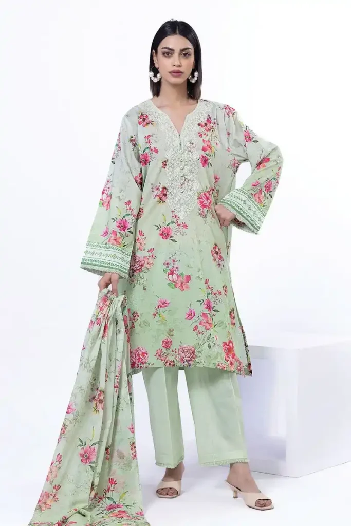 Khaadi 3 piece lawn sale