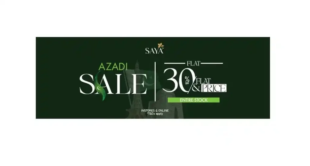 saya azadi sale 2025