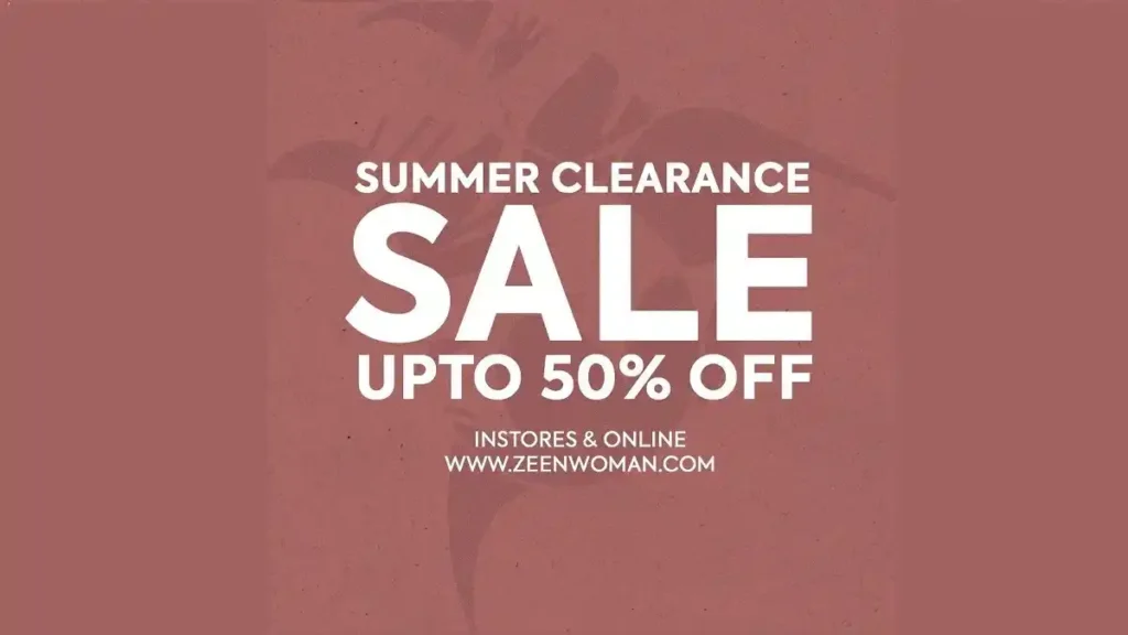 zeen summer clearance sale