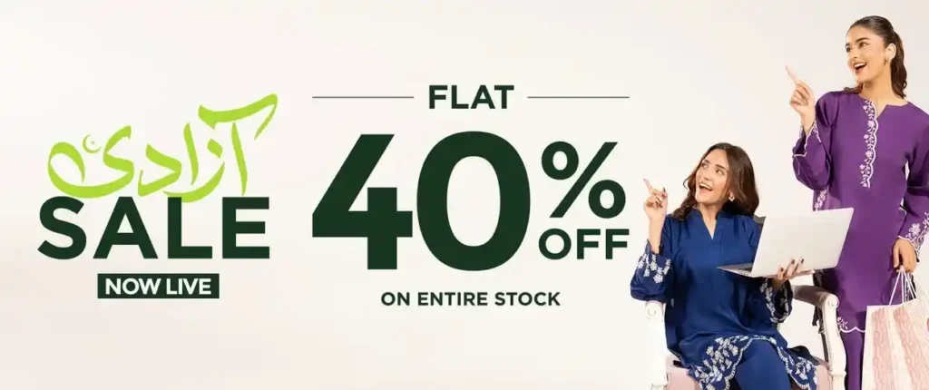 charizma azadi sale flat 40% off 2025