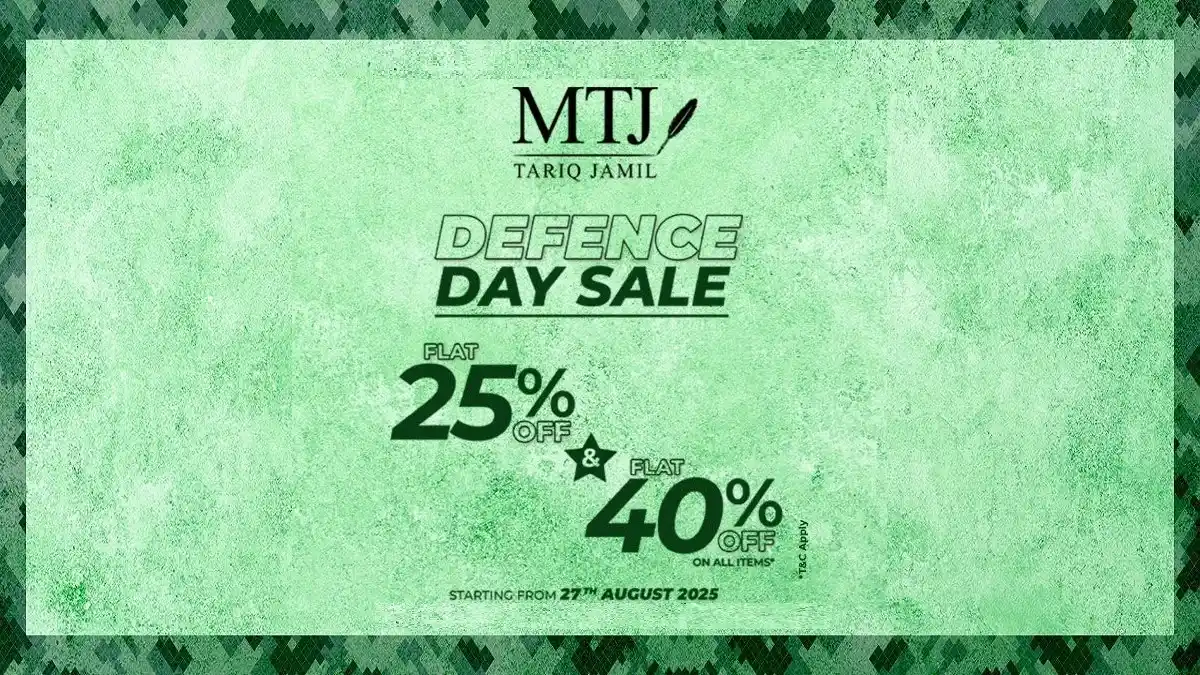 MTJ Defence Day Sale 2025 Flat 25% & 40% Off On All Items