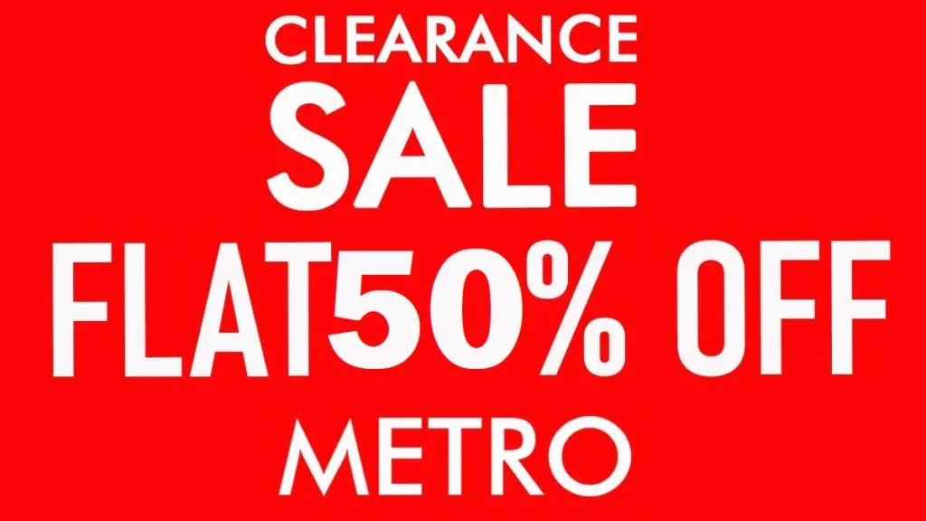 Metro Shoes Sale 50% off