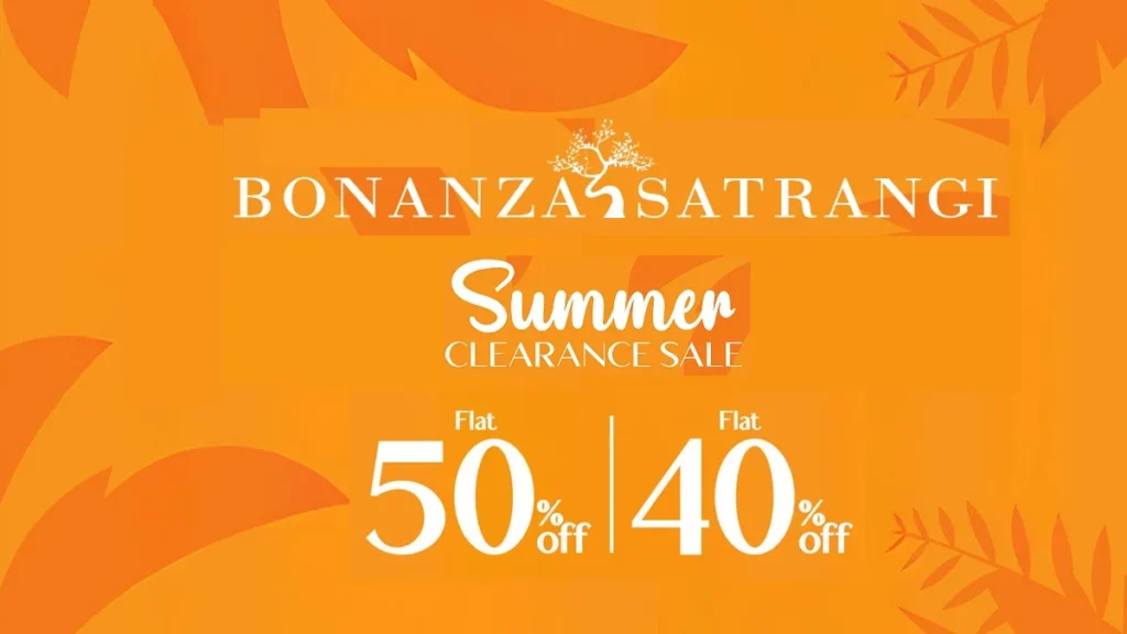 Bonanza Satrangi Summer Clearance Sale