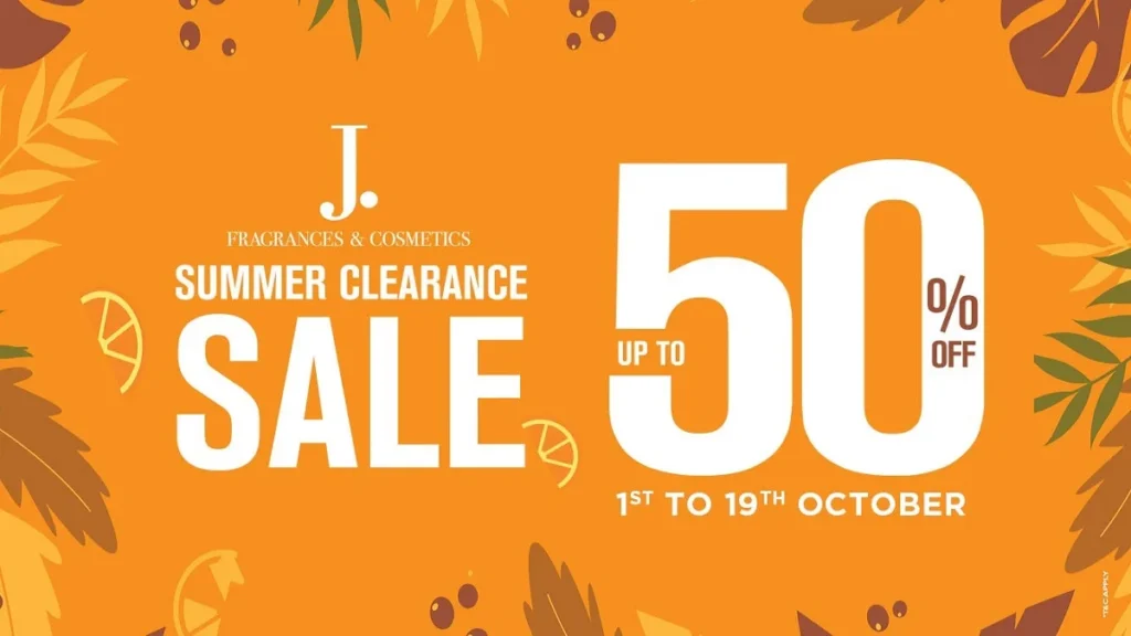 J. Summer Clearance Sale on Perfumes