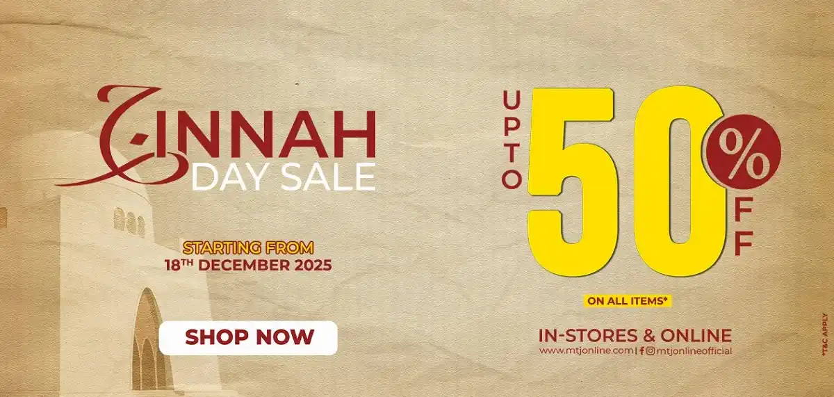 mtj jinnah day sale 2025
