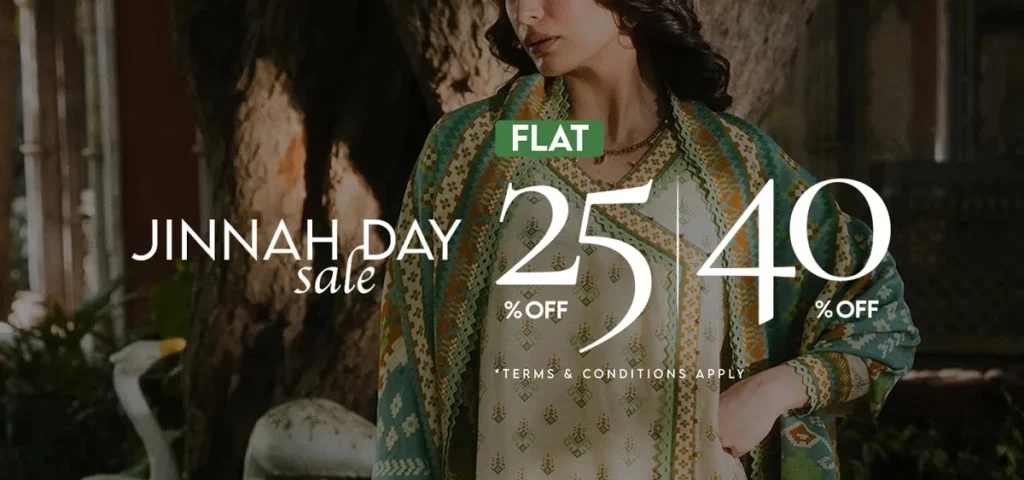 Sohaye Jinnah Day Sale