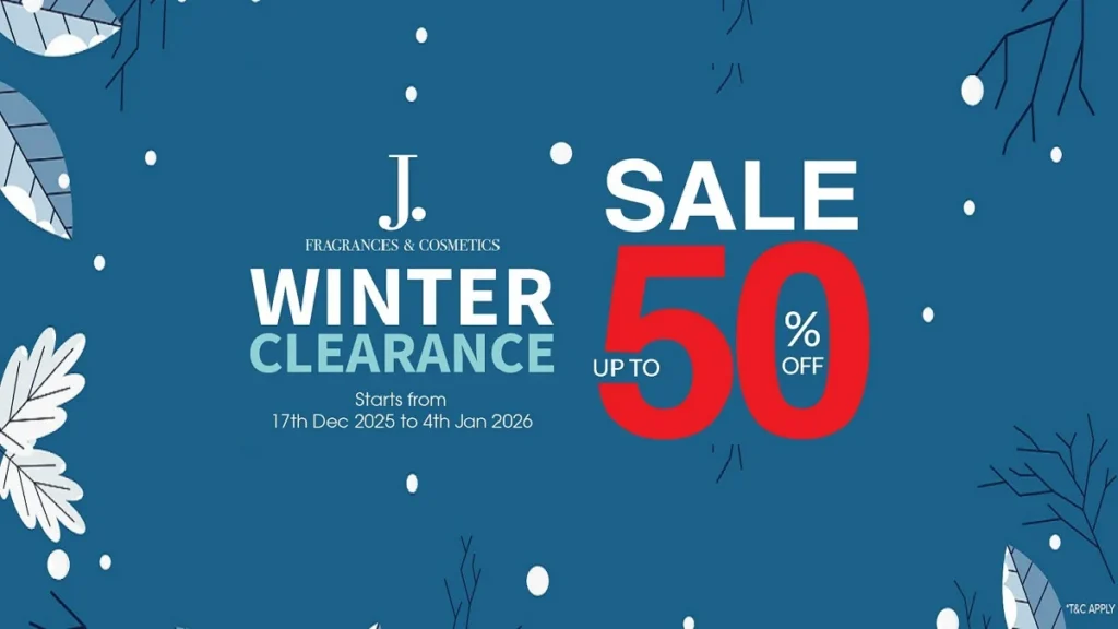 J. perfume sale 50% off