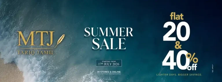 MTJ Summer Sale 2026 – Flat 20% & 40% Off Starts 17 July