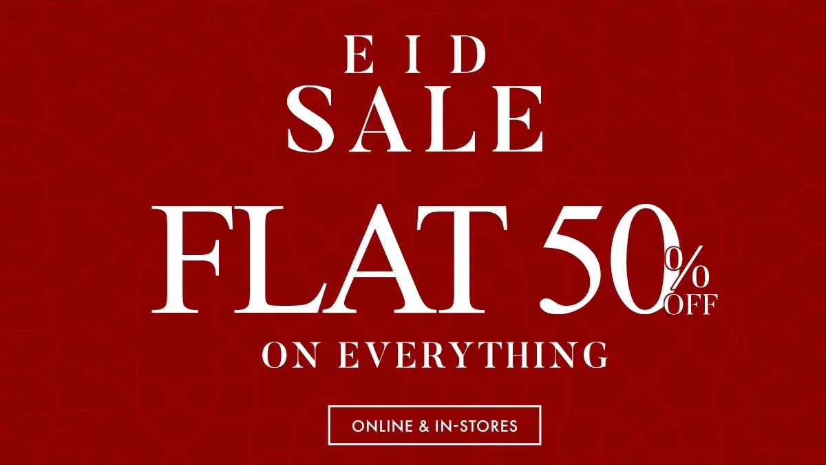 Unze London Eid Sale 2026 Flat 50% Off On Everything