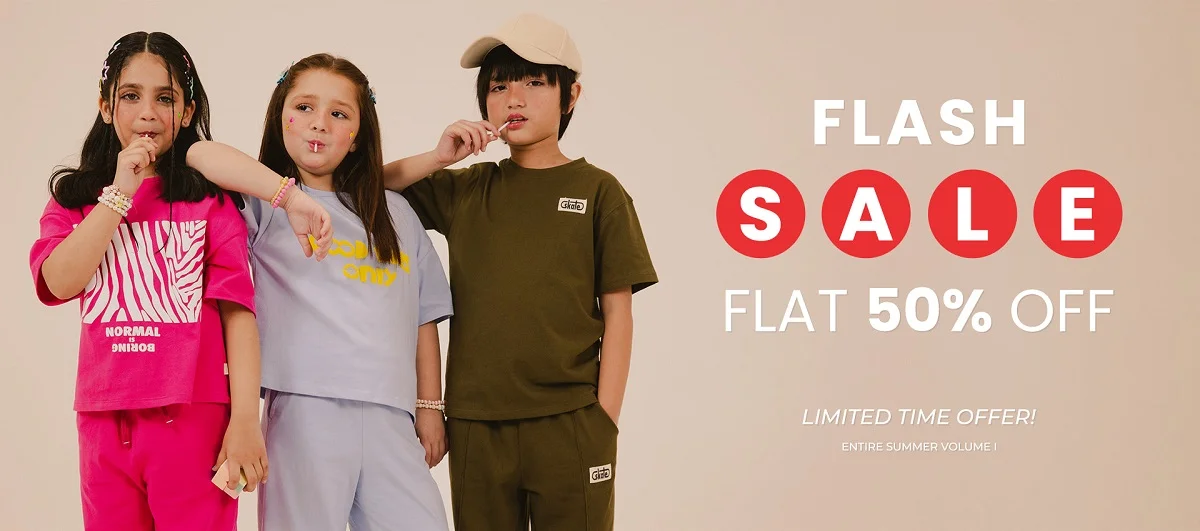 Rollover Summer Sale 2026 Flat 50% Off On Kids Wear
