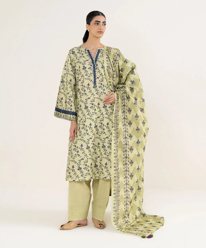 Sapphire Khaddar 3 piece Sale