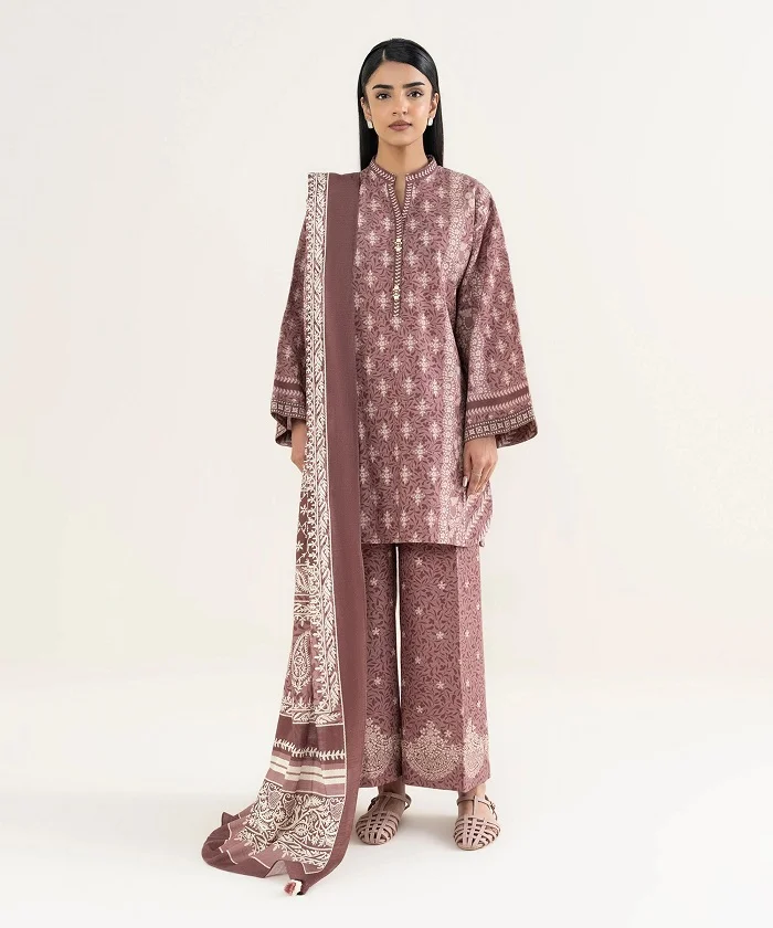 Sapphire Khaddar 3 piece Sale