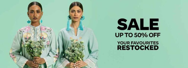 Khaadi Lawn Sale 2026 Unstitched Dresses 50% Off With Price