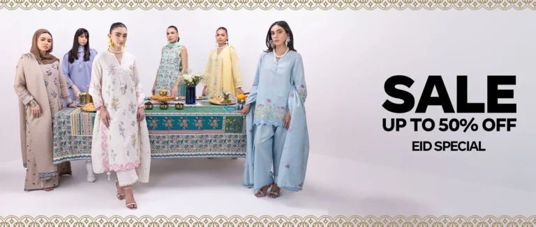 Khaadi Eid Sale 2026 On Lawn Dresses Upto 50% Off With Price