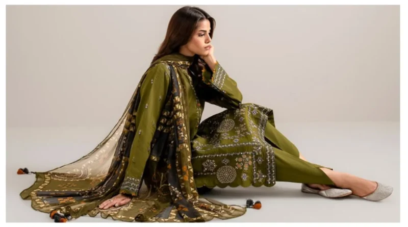 sapphire khaddar 3 piece sale 2026