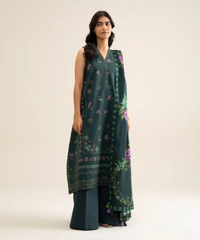 Sapphire Khaddar 3 Piece Sale