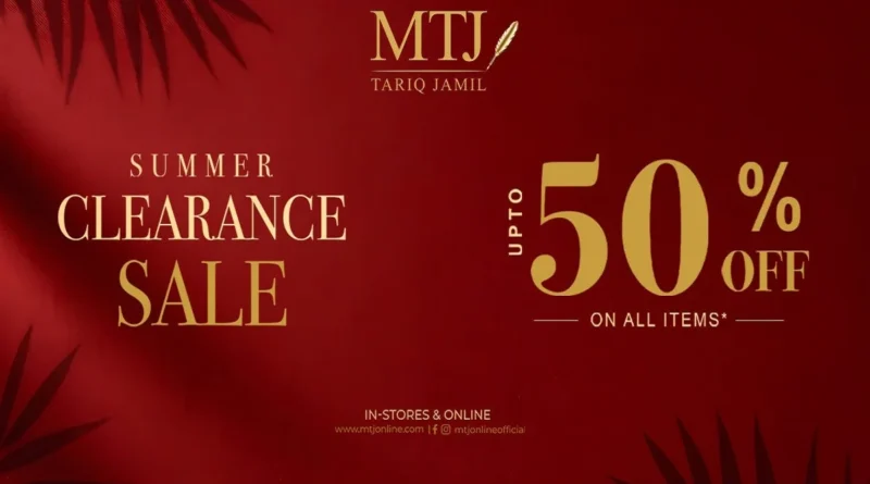 MTJ Summer Clearance Sale
